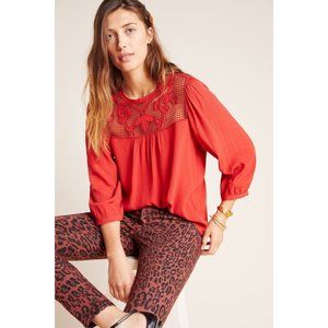 Anthropologie Drew Peasant Blouse